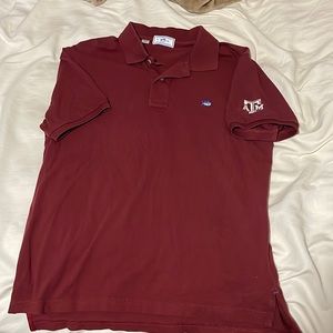 Southern Tide X Texas A&M Aggies Collab Polo shirt